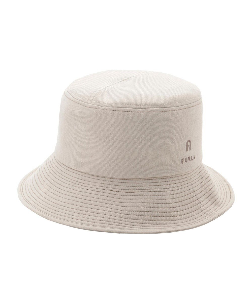 MOONBAT 【洗える】FURLA(フルラ) 中つば平天ハット UV 日本製 