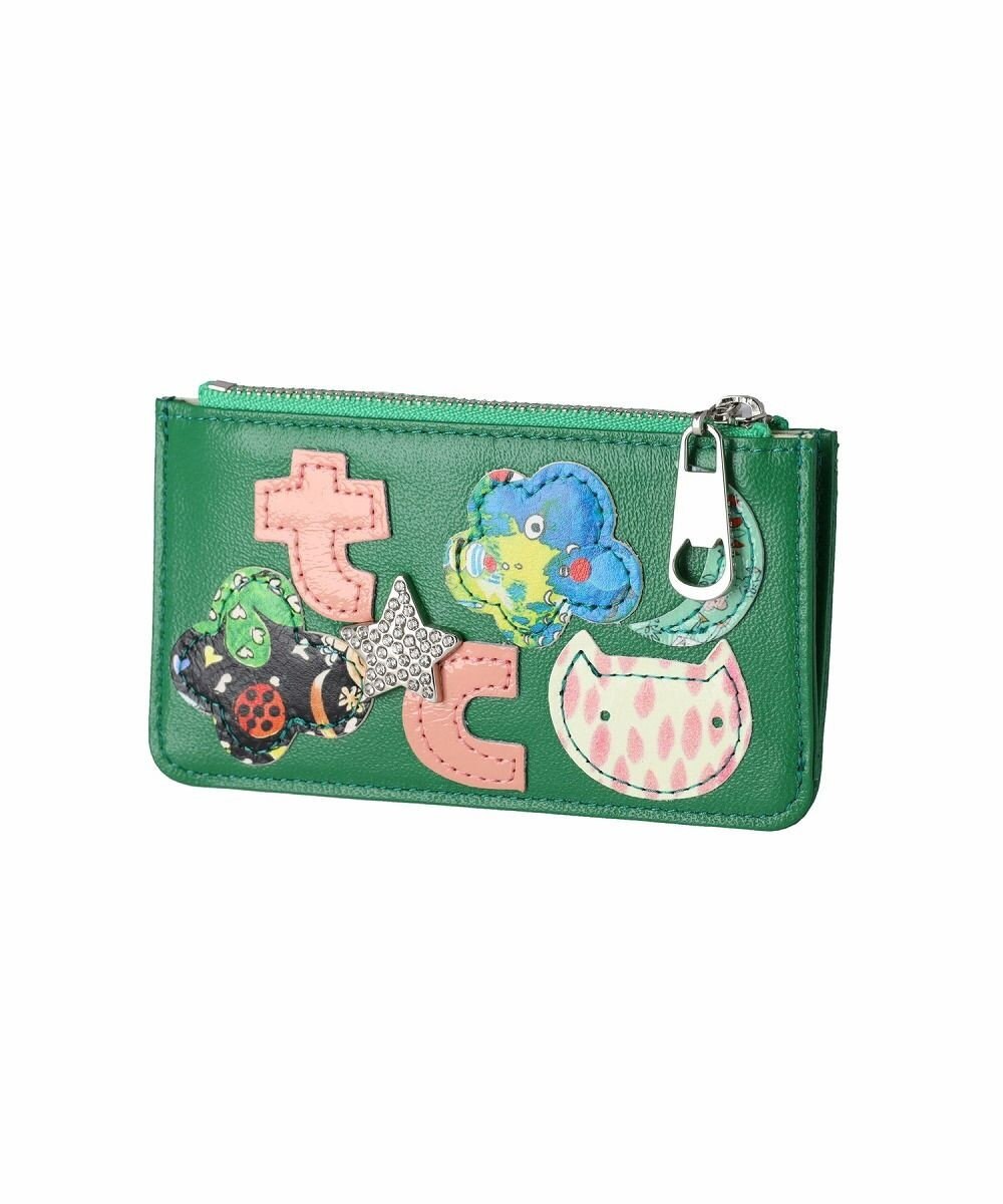 tsumori chisato CARRY tcパッチワーク カードケース フラグメントケース ミニ財布 