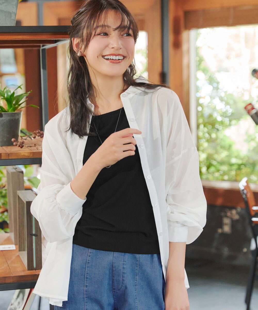 Tiaclasse シアーシャツ＋タンクトップセット（2点セット） 