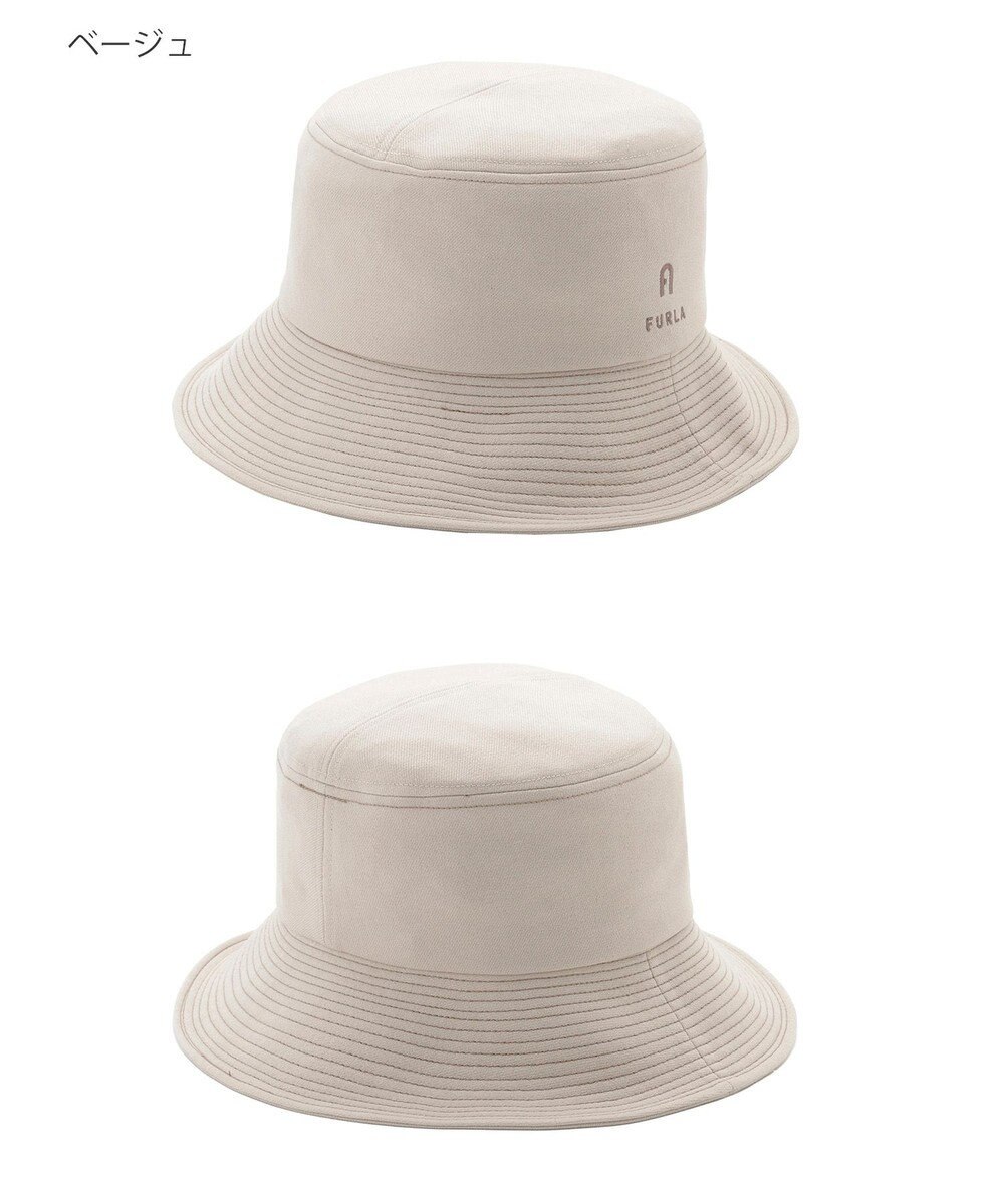 MOONBAT 【洗える】FURLA(フルラ) 中つば平天ハット UV 日本製 