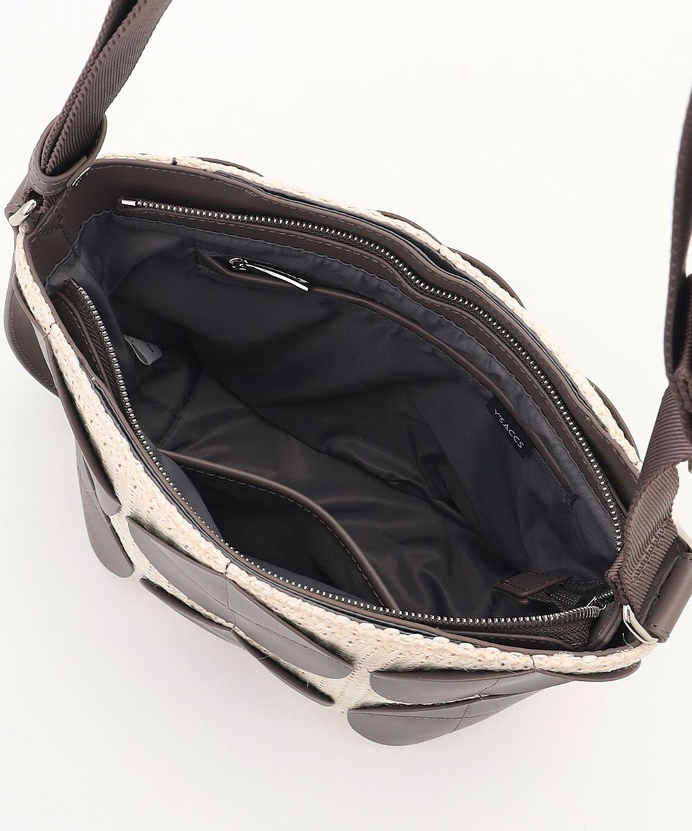 Y'SACCS サークルパッチショルダーバッグ 