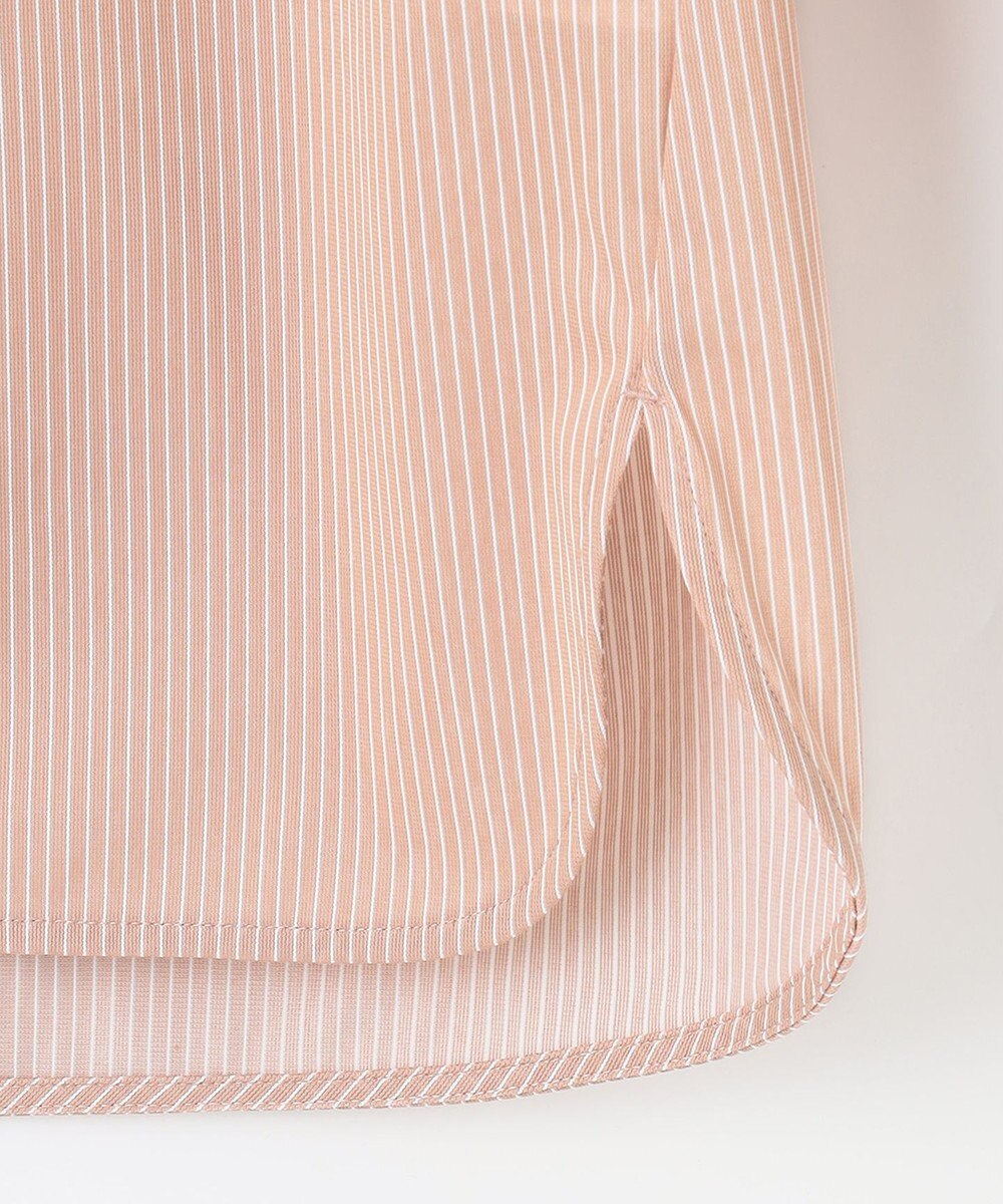 J.PRESS LADIES 【WEB限定カラーあり・洗える・イージーケア】 アーネストストライプ スリットネック カットソー 