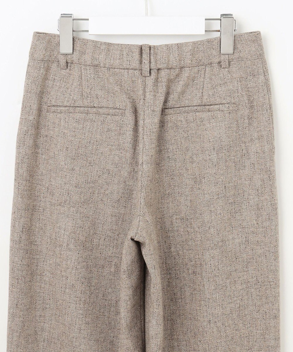 J.PRESS LADIES T/W シャブレーツイル セミワイド パンツ 