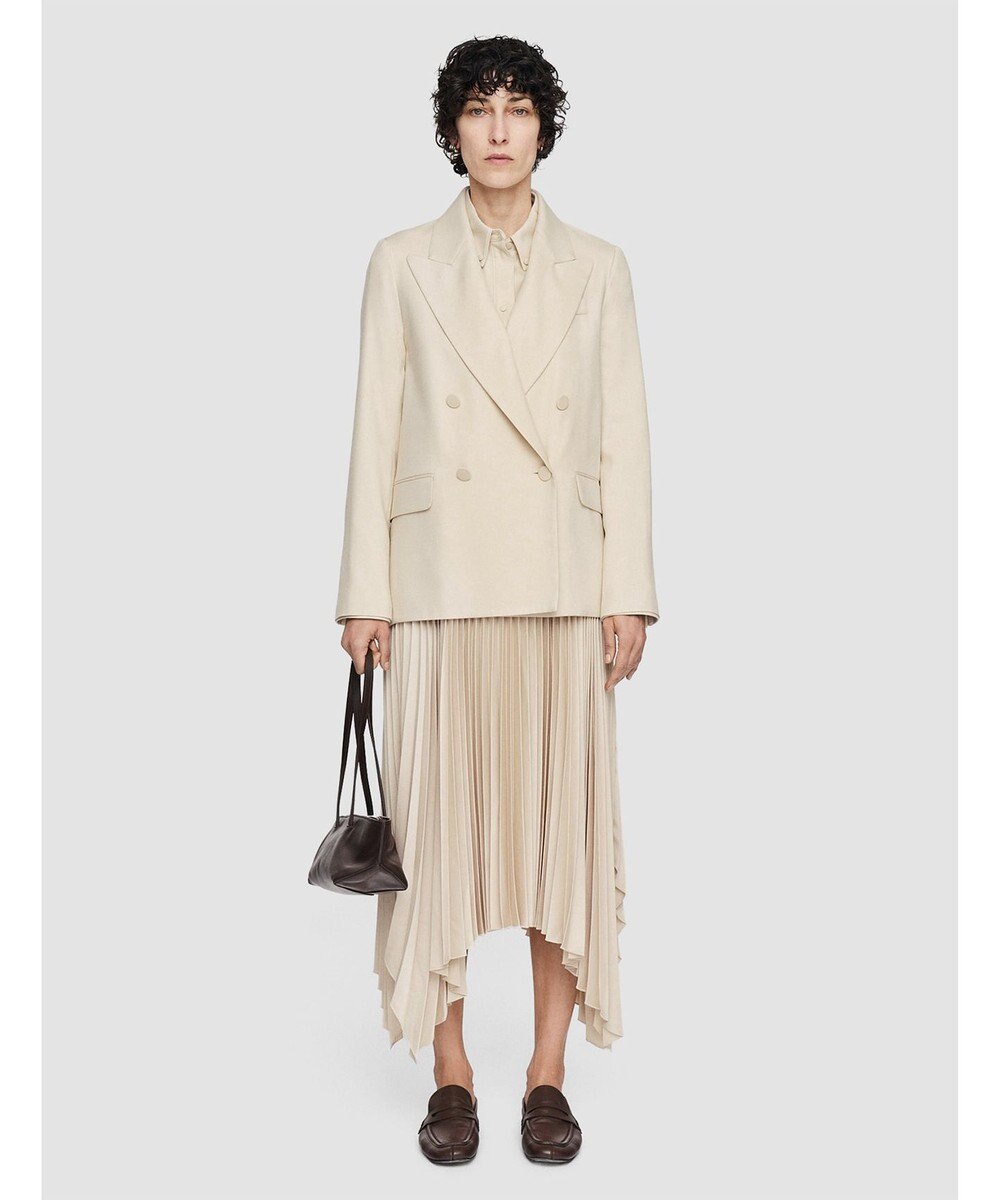 JOSEPH ビスコースツイル　ダブルブレステッドジャケット 