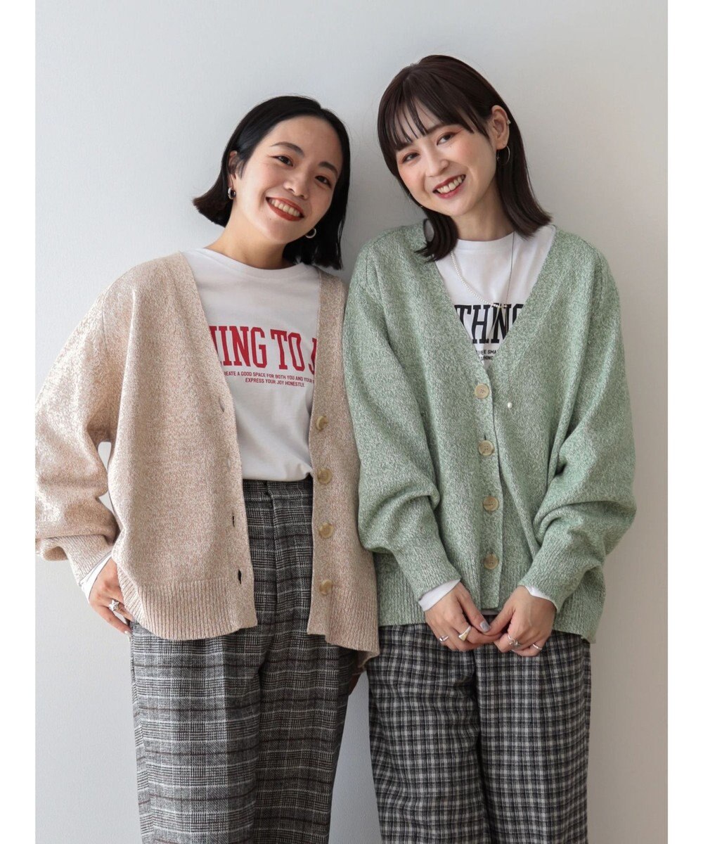 AMERICAN HOLIC ＭＩＸＶネックニットカーディガン 