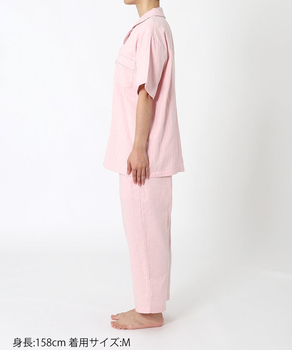 ワコール／睡眠科学 パジャマ 5分袖 半袖 9分丈 綿100%(天綿)(本体) レディース YDT144 睡眠科学／ワコール 