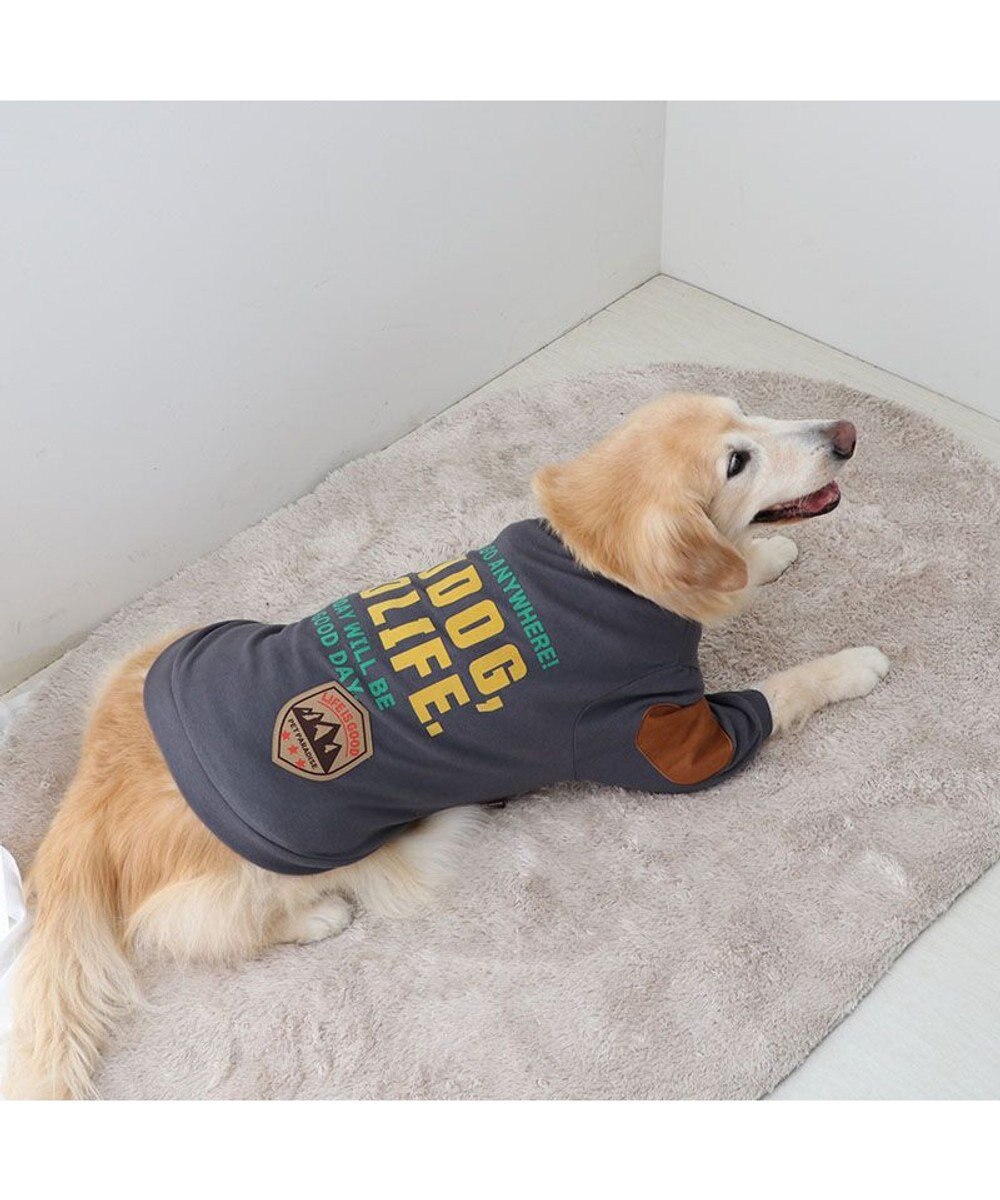 PET PARADISE ペットパラダイス ペティヒート プレミアム トレーナー 《チャコールグレー》 中型犬 大型犬 