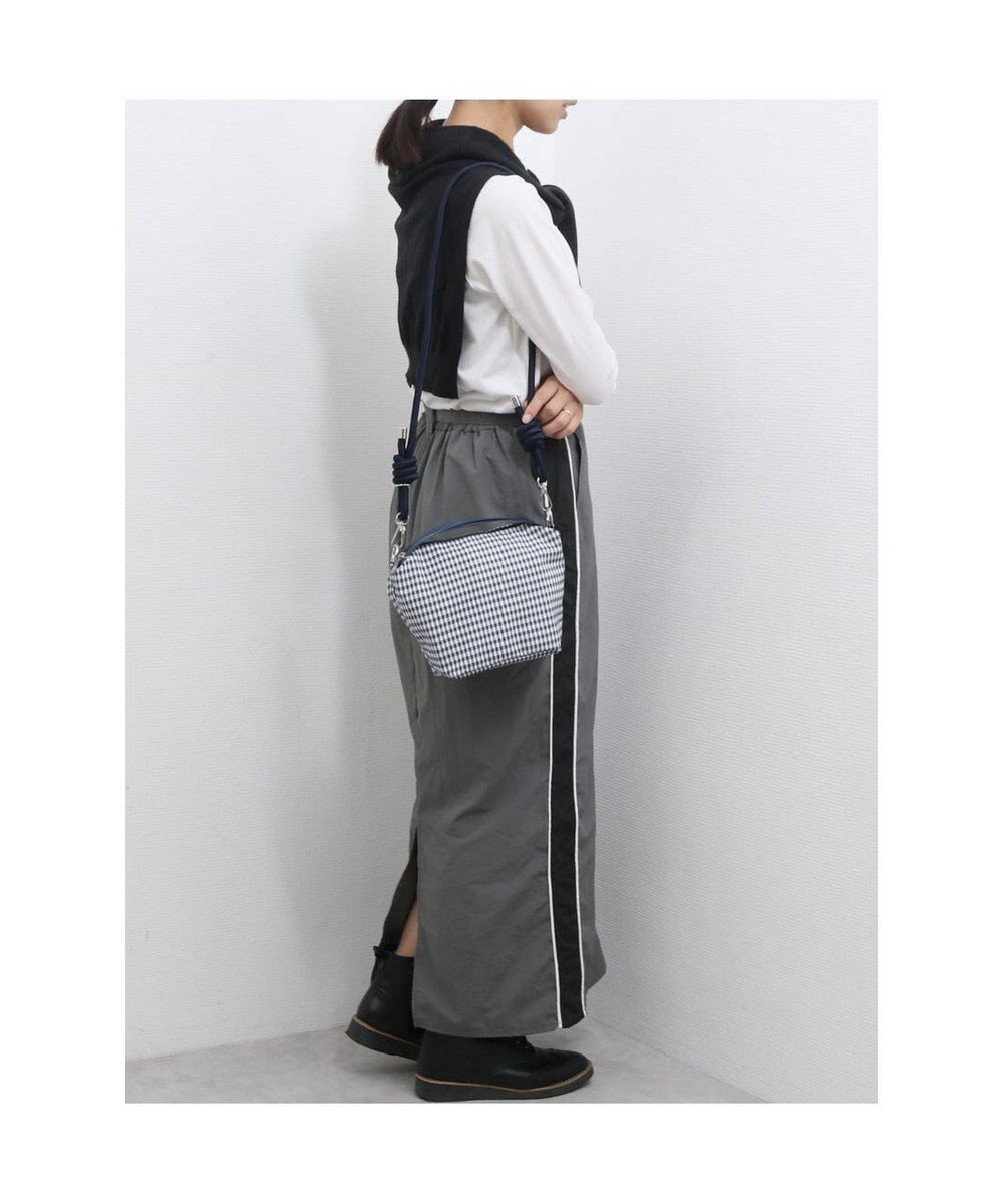 UNBILLION VERYコラボ カシュカシュ cachecache / ナイロンドローコード2wayショルダー 