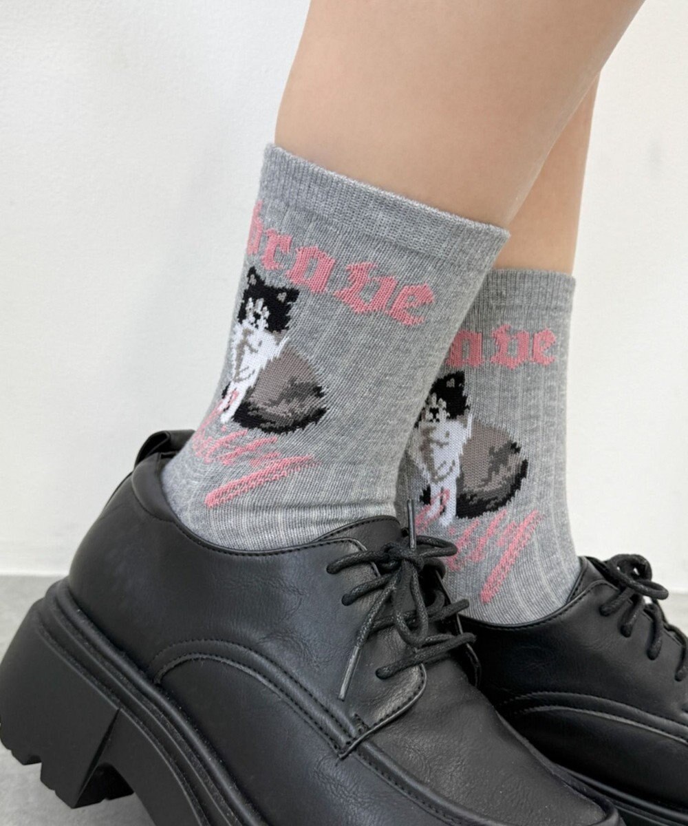 WEGO catロゴソックス 