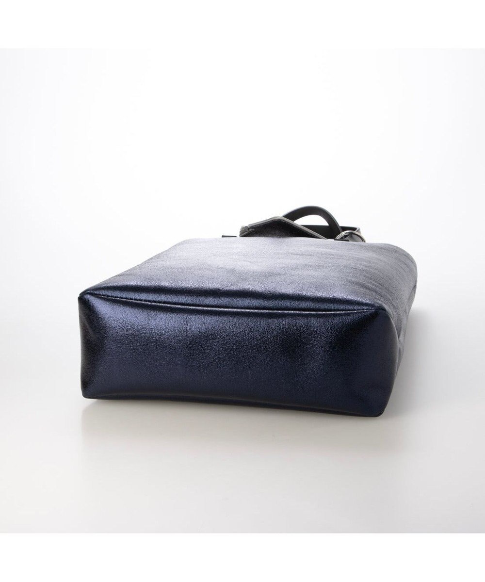 UNBILLION VERYコラボ カシュカシュ cachecache / カードケース付きメタリックトートバッグ 