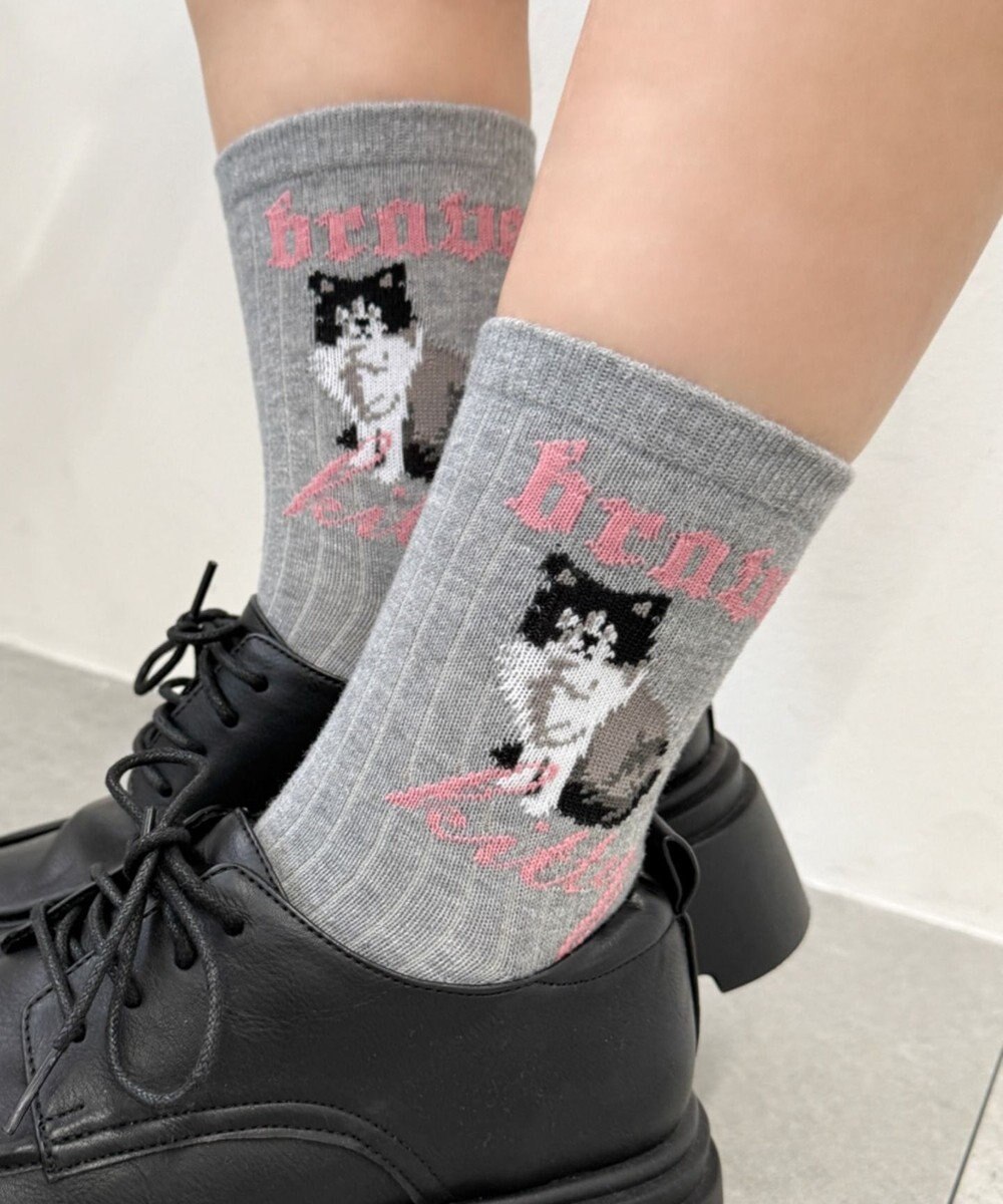 WEGO catロゴソックス 