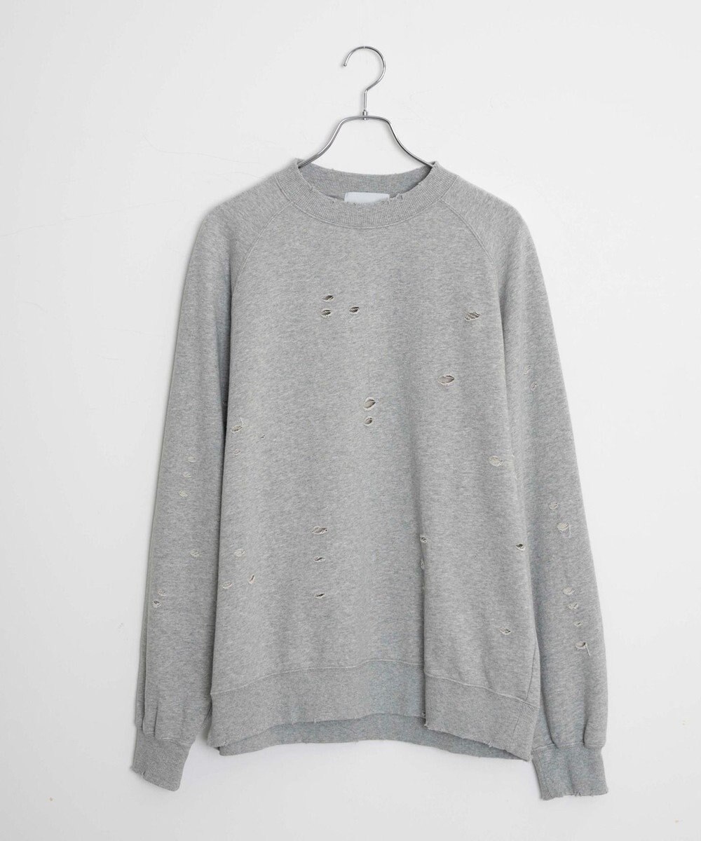 WEGO ダメージプルオーバースウェット 