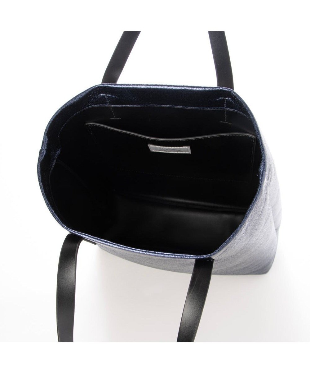 UNBILLION VERYコラボ カシュカシュ cachecache / カードケース付きメタリックトートバッグ 