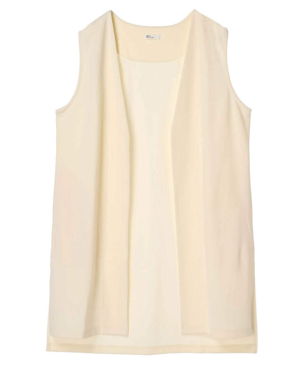 CRAFT STANDARD BOUTIQUE カットジョーゼットベスト 