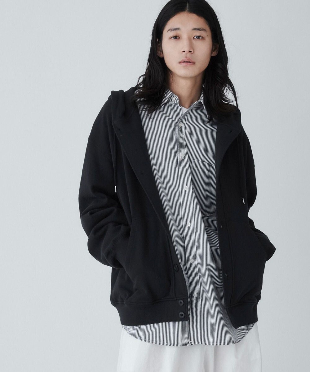 WEGO 【ユニセックス着用ITEM】スウェットボタンカーディガン 