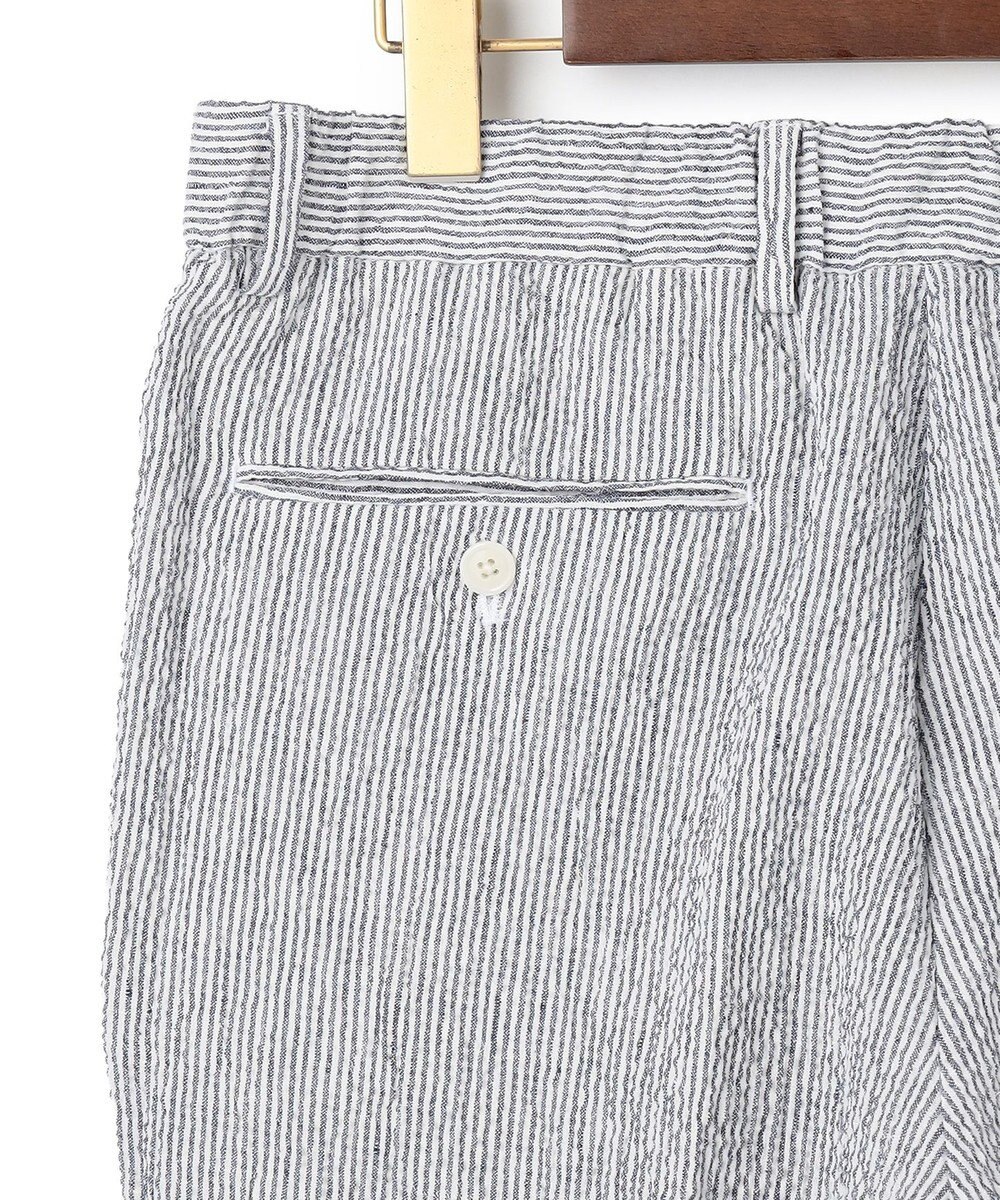 J.PRESS MEN ストレッチリネンサッカー パンツ 