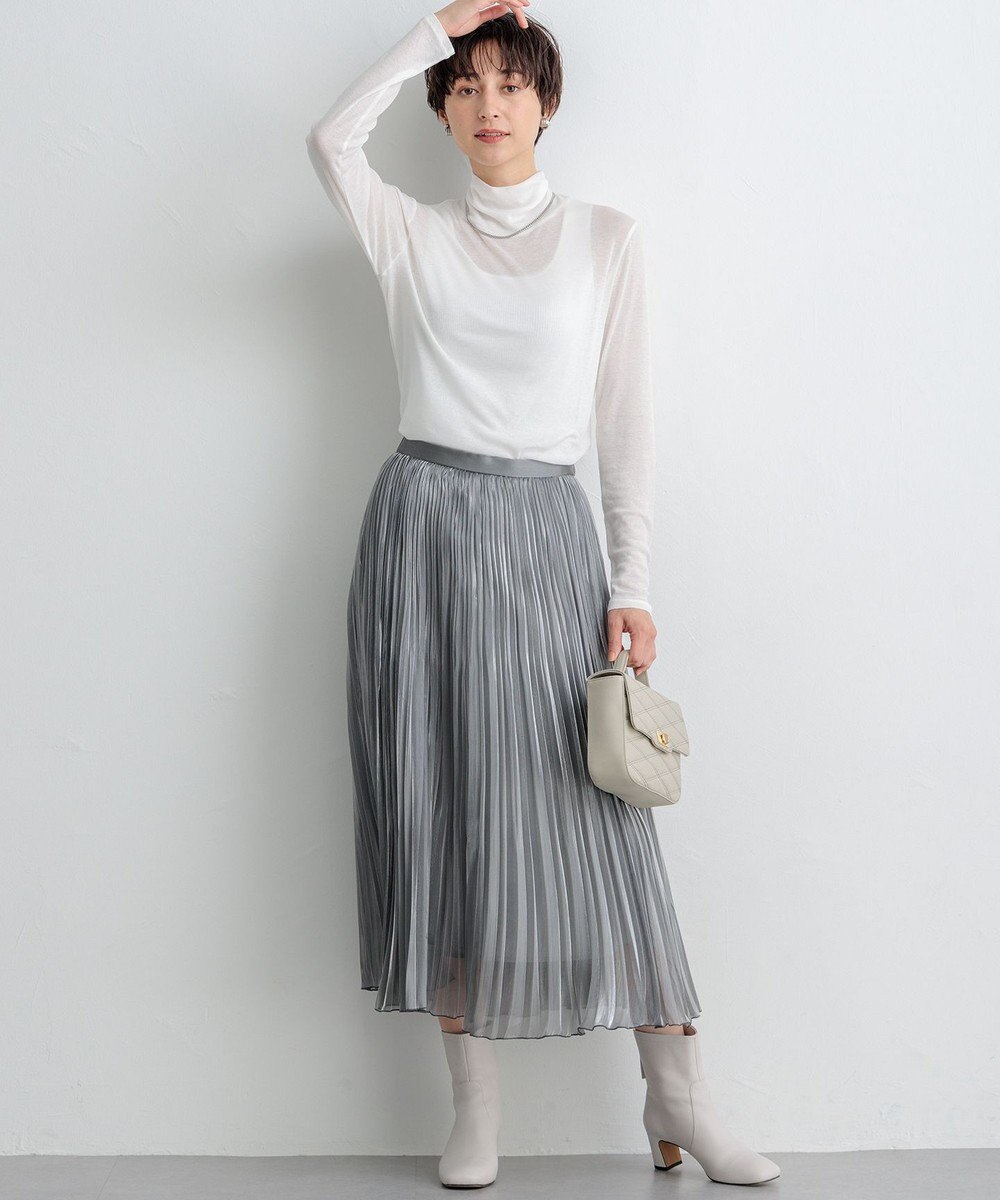 23区 S 【洗える】ハイゲージジャージー シアー カットソー 