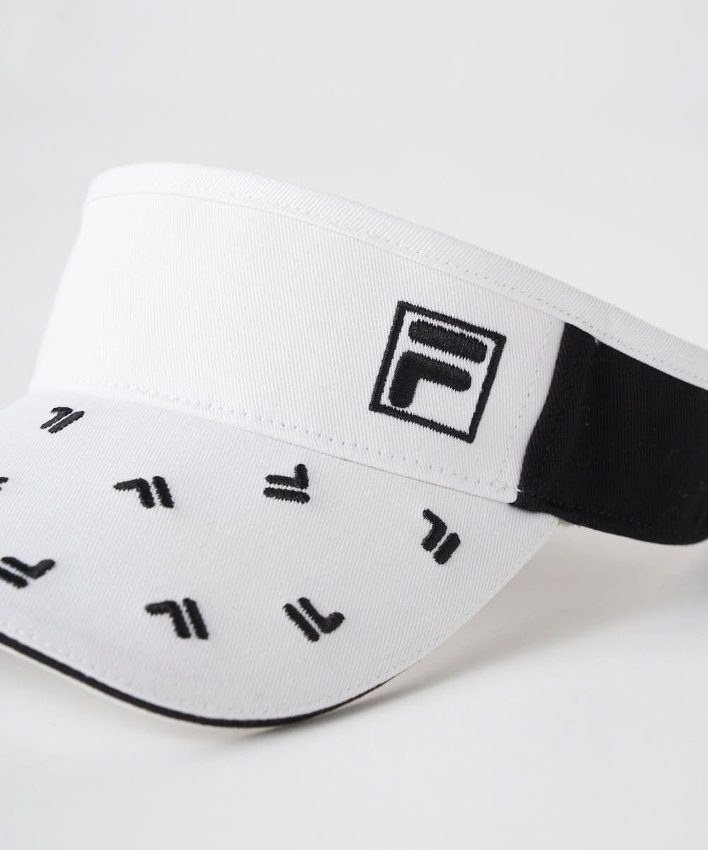 FILA GOLF／marie claire 【FILA GOLF】 総柄サンバイザー 
