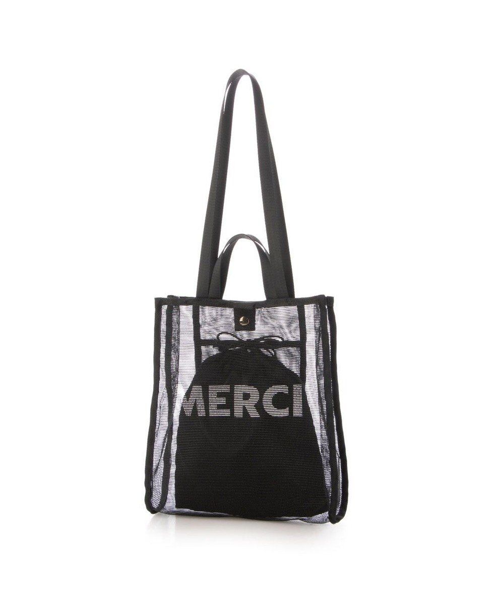 UNBILLION カシュカシュ cachecache / オーバープリントメッシュ2ハンドルトート 