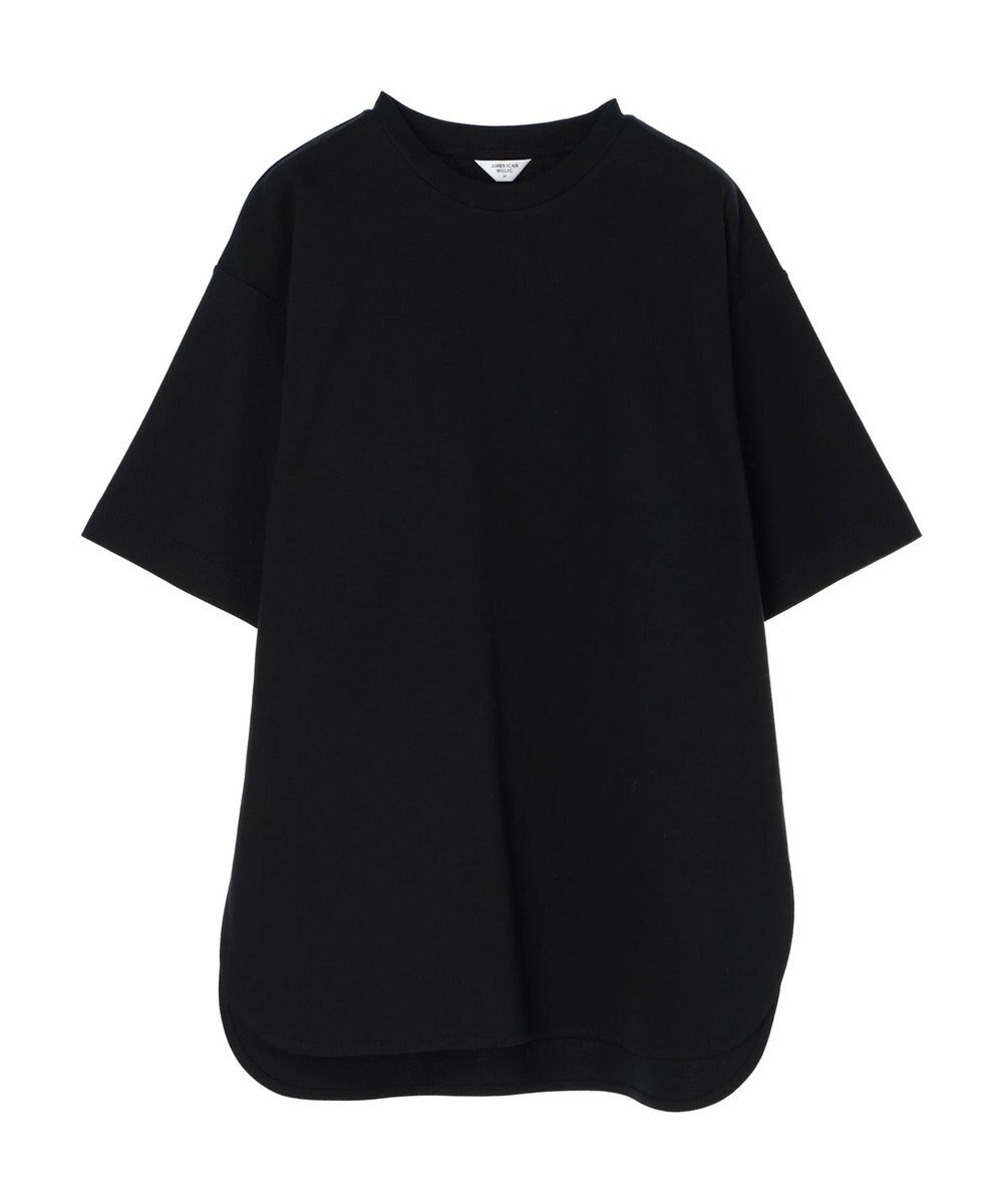 AMERICAN HOLIC 抗菌防臭＋ＵＶカット裾ラウンドカットチュニック 