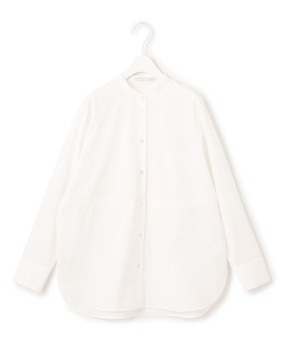 ICB 【洗える】 クリーンブロード バンドカラーシャツ 