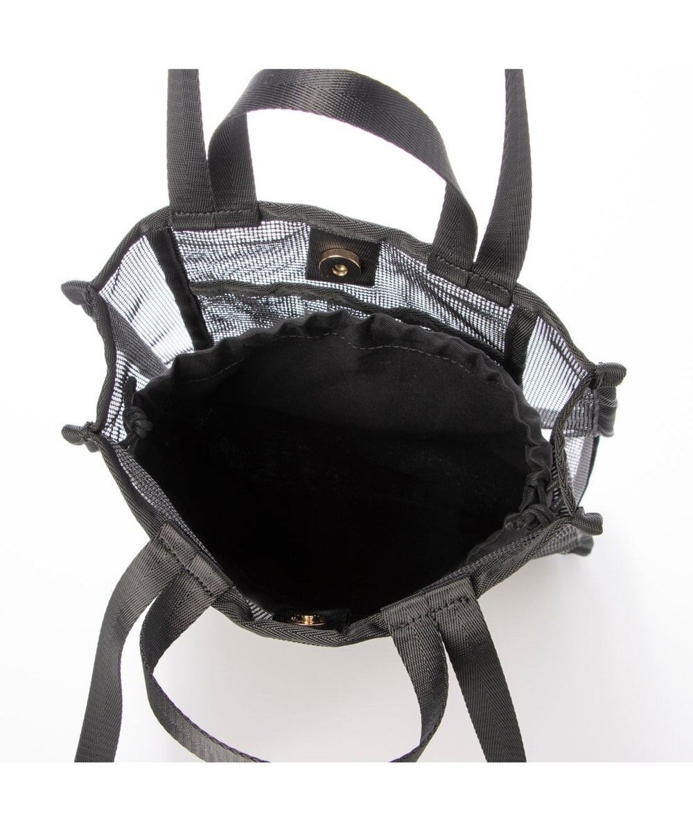 UNBILLION カシュカシュ cachecache / オーバープリントメッシュ2ハンドルトート 