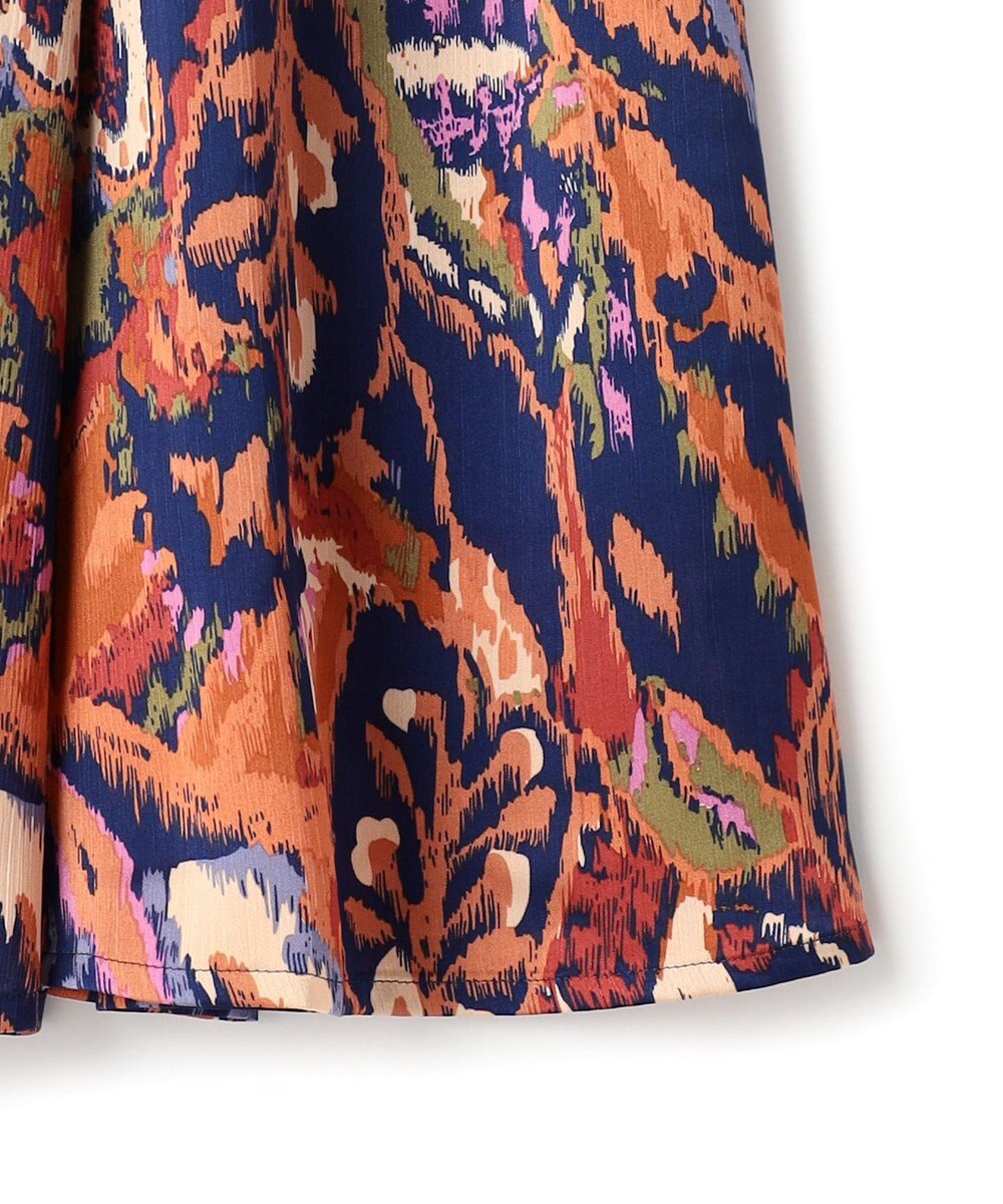 J.PRESS YORK STREET 【WOMEN】プリントフレア スカート 