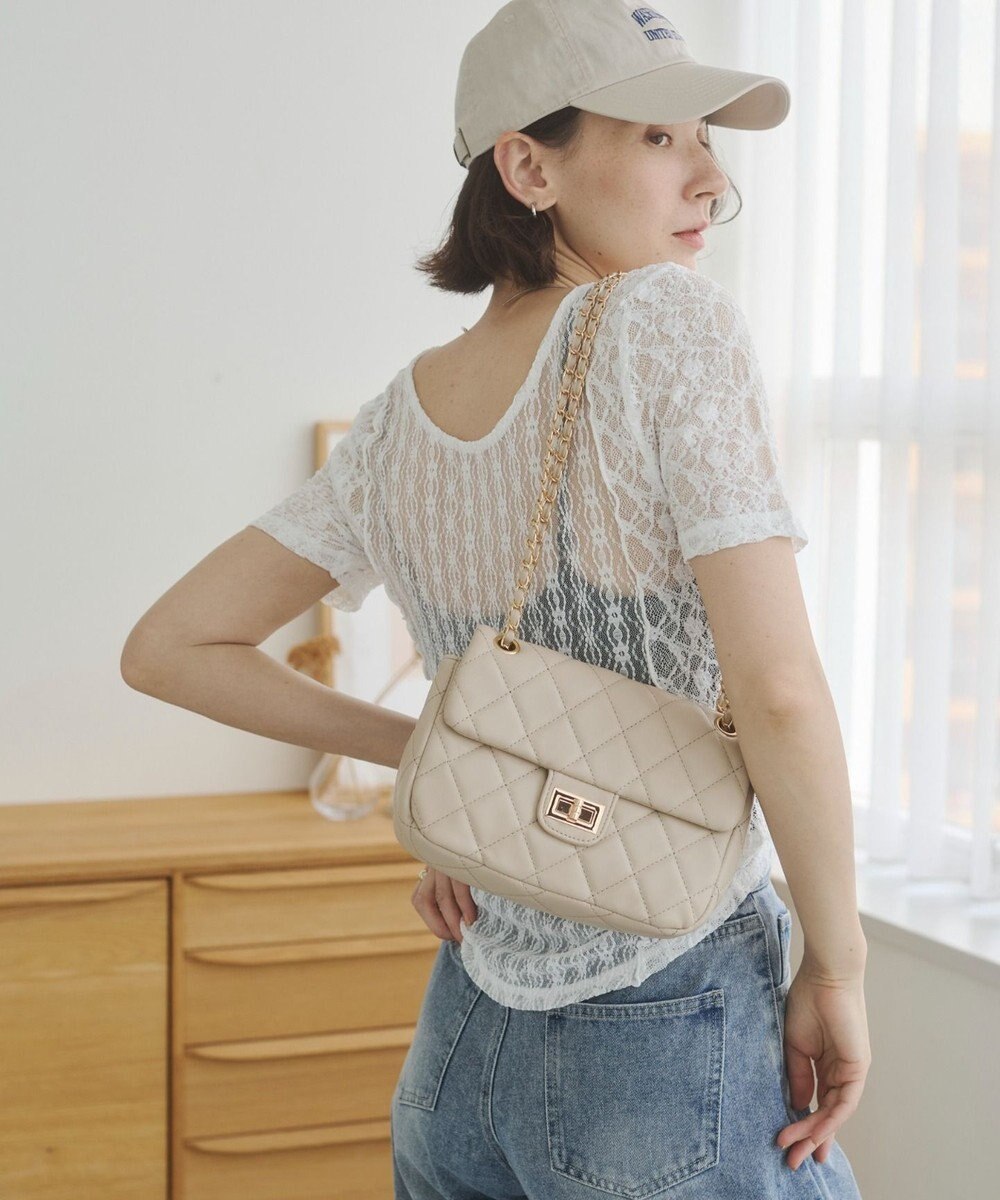 WEGO 【ANGIE VINTAGE】キルティングショルダーBAG 