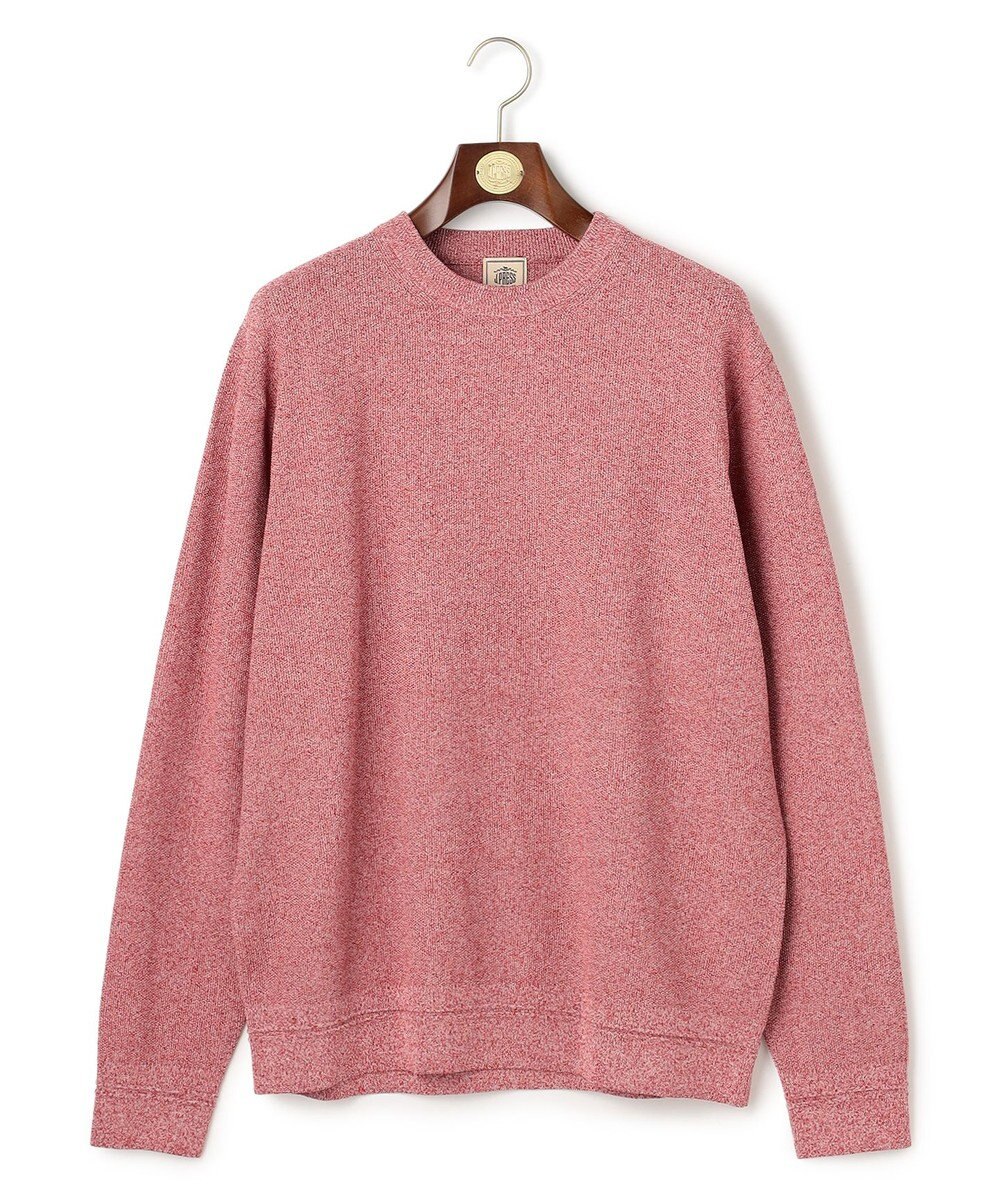 J.PRESS MEN 【KING SIZE】ギマコットンカノコクルーネック ニット 