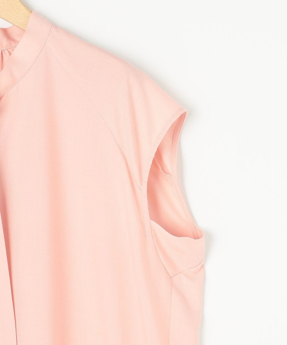 組曲 L 【洗える・イージーケア】シアーカルゼ ボウタイ ブラウス 