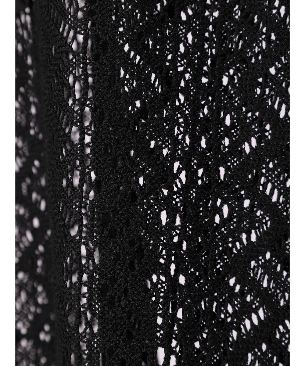 Green Parks カフタンレース７分袖ブラウス 