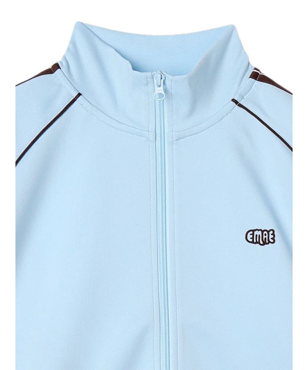 earth music&ecology スポーティー袖ラインブルゾン 