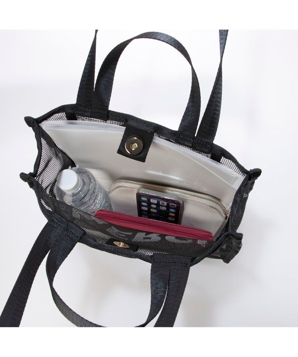 UNBILLION カシュカシュ cachecache / オーバープリントメッシュ2ハンドルトート 