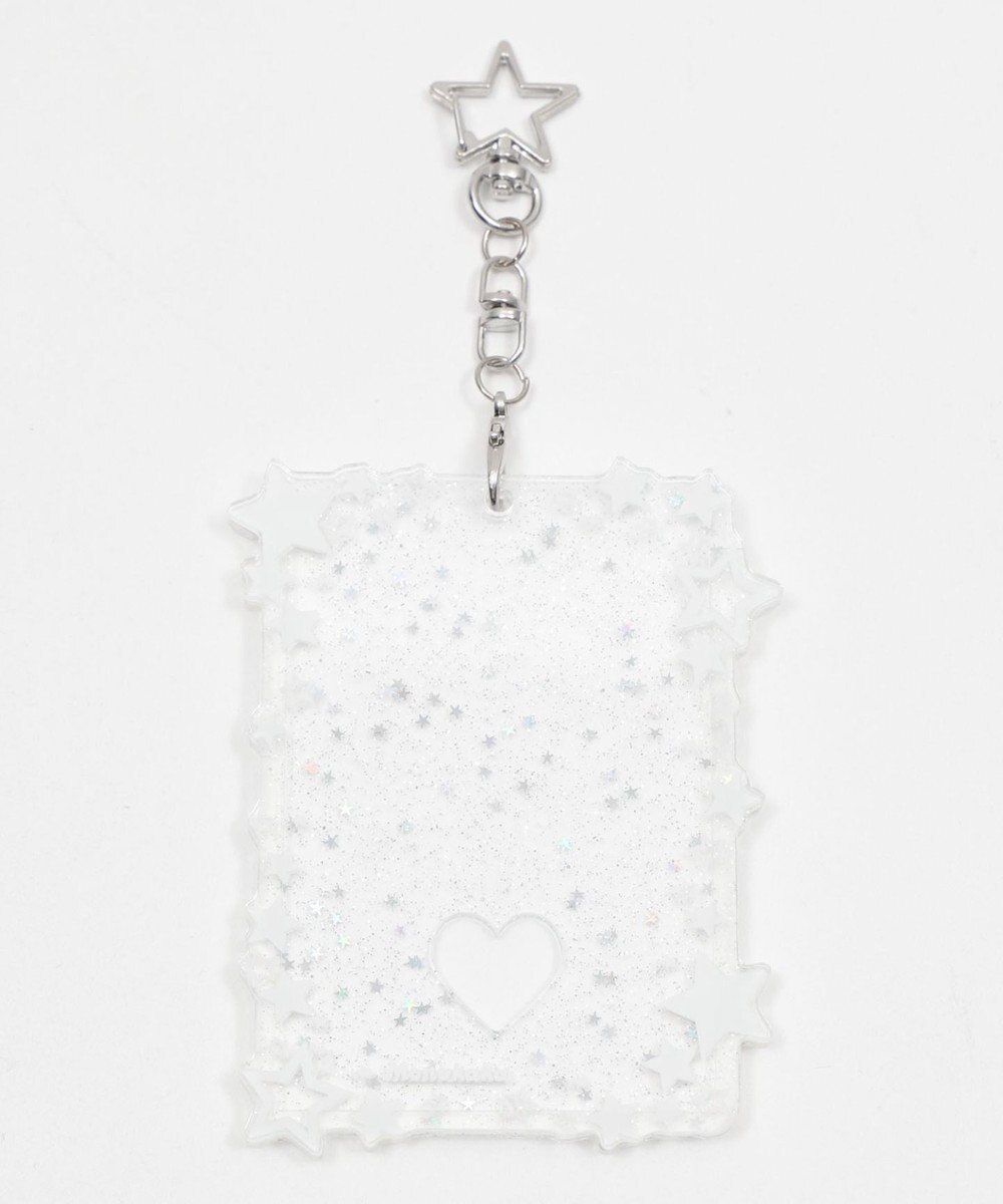 WEGO 【痛バ＆推し活】キラキラスターカードホルダーキーホルダー 