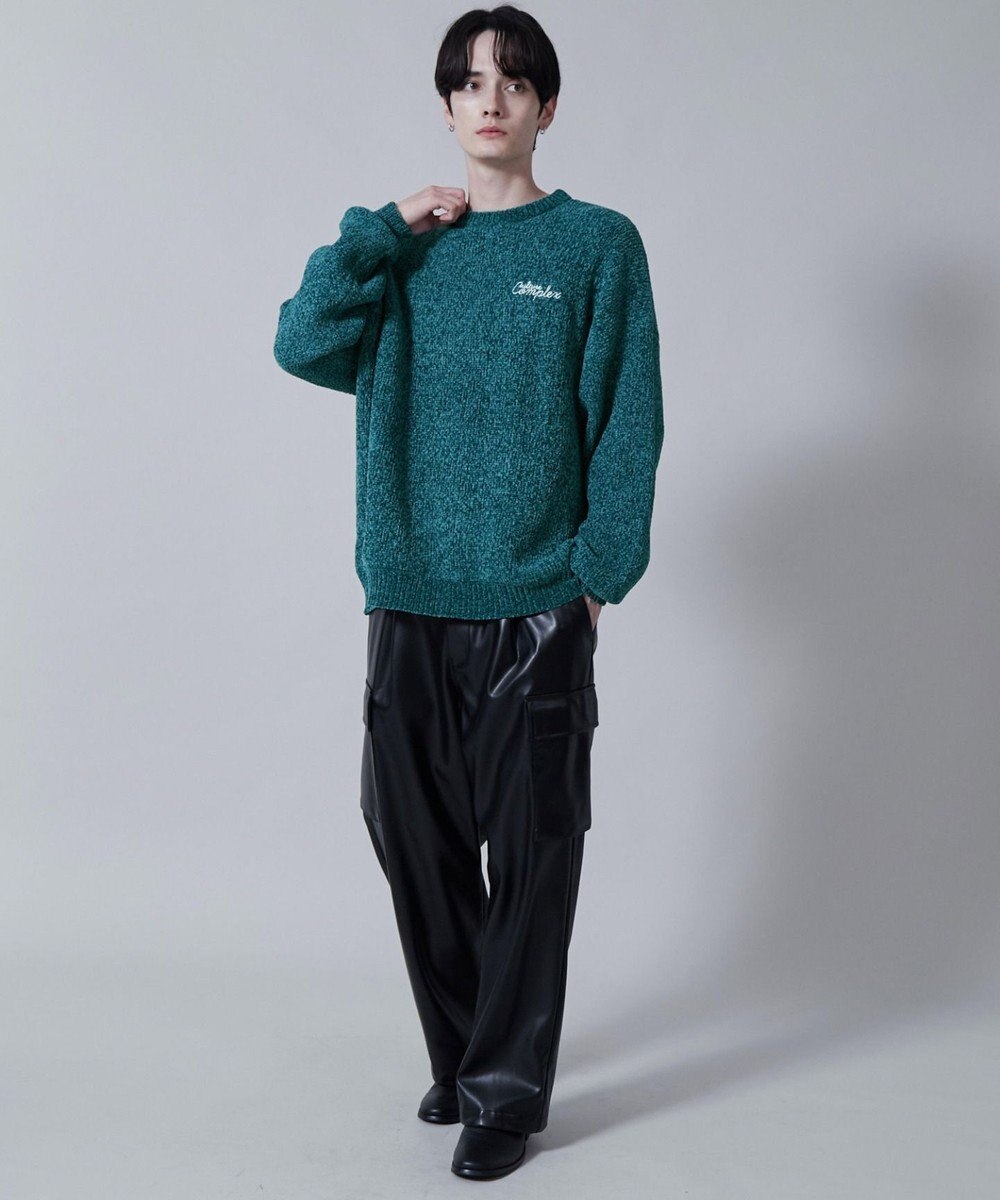 WEGO ベロアモールワンポイントプルオーバー 