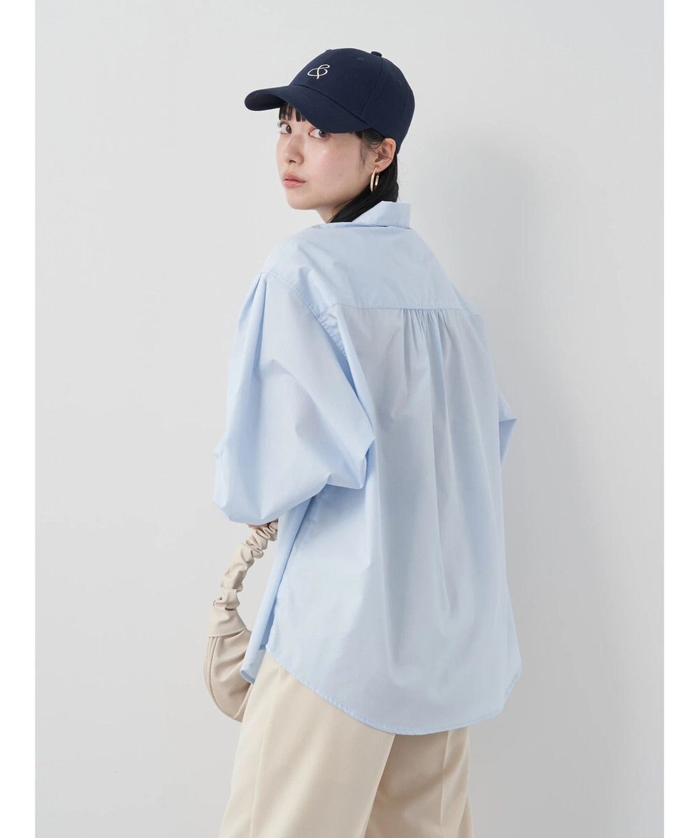 earth music&ecology 袖タックブラウス 