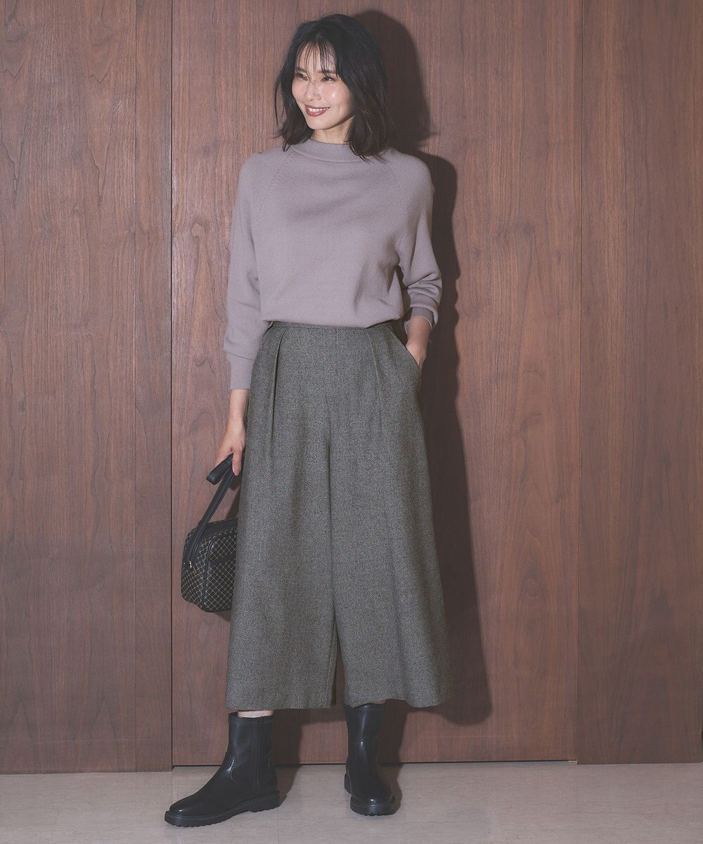 ANY 【洗濯機可能】しあわせタッチニットプルオーバー 