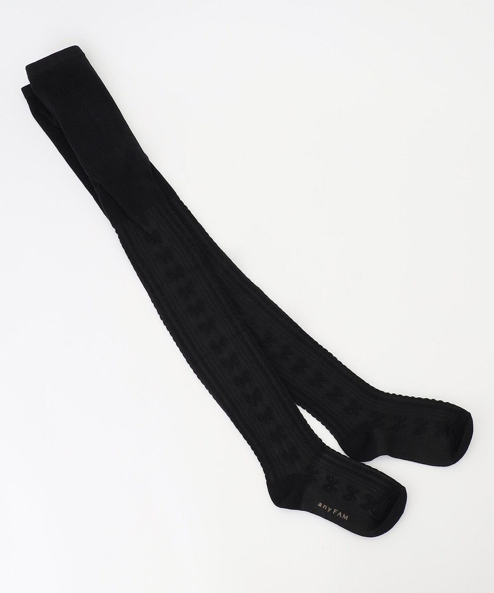 ANY KIDS タイツ（ケーブルリボン） 