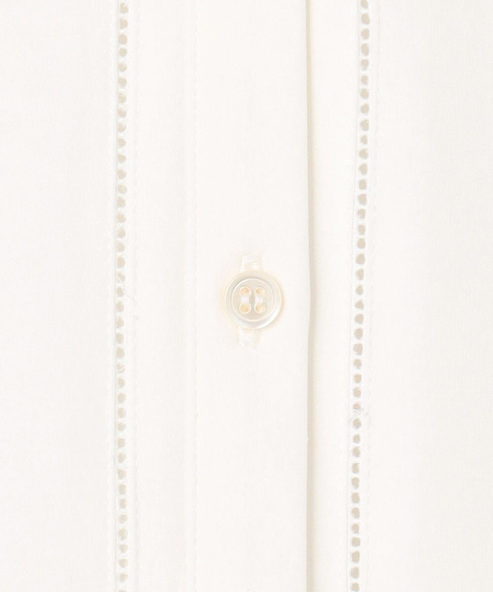 J.PRESS LADIES エンブロコンビ シャツジャージー バンドカラー カットソー 