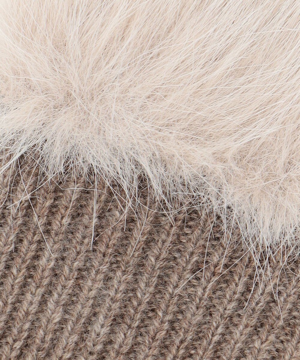 23区 【見上愛さん着用】フェイクファー ニット グローブ 