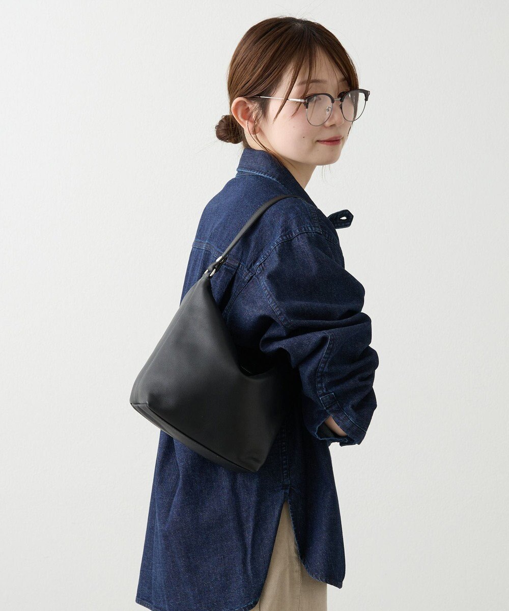 russet 《3/4～価格改定》ソフトレザーシンプルショルダーバッグ(CE-1328-WEB) 