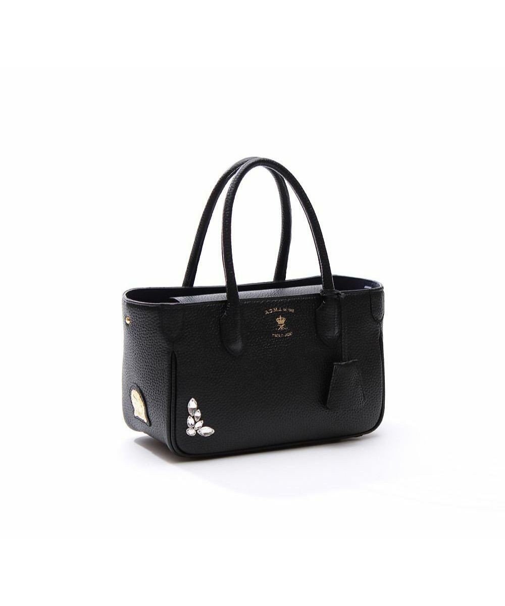 A.D.M.J. 【牛革】　スワロ付きミニトート(Dカン＋) 
