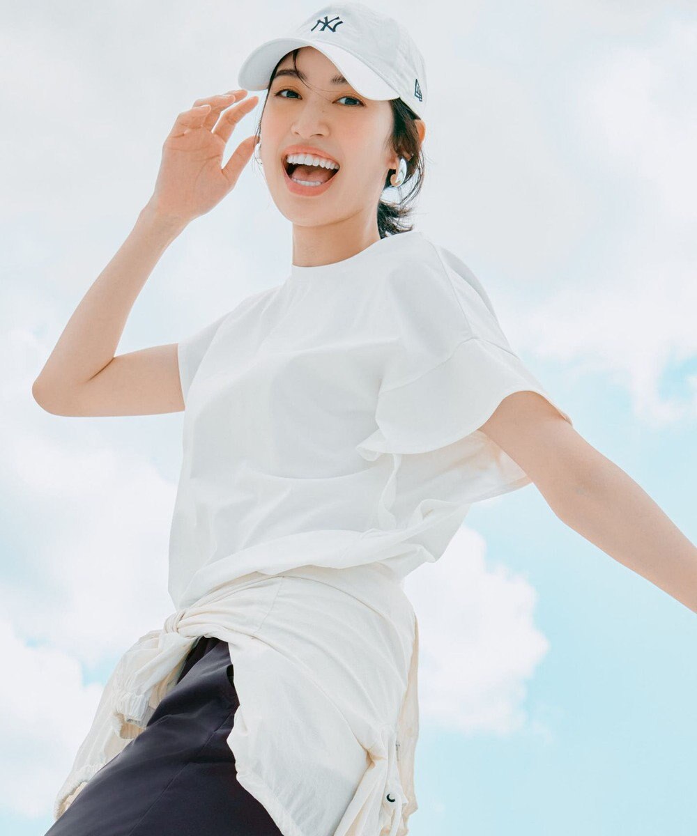 UNFILO フレアスリーブ Tシャツ 