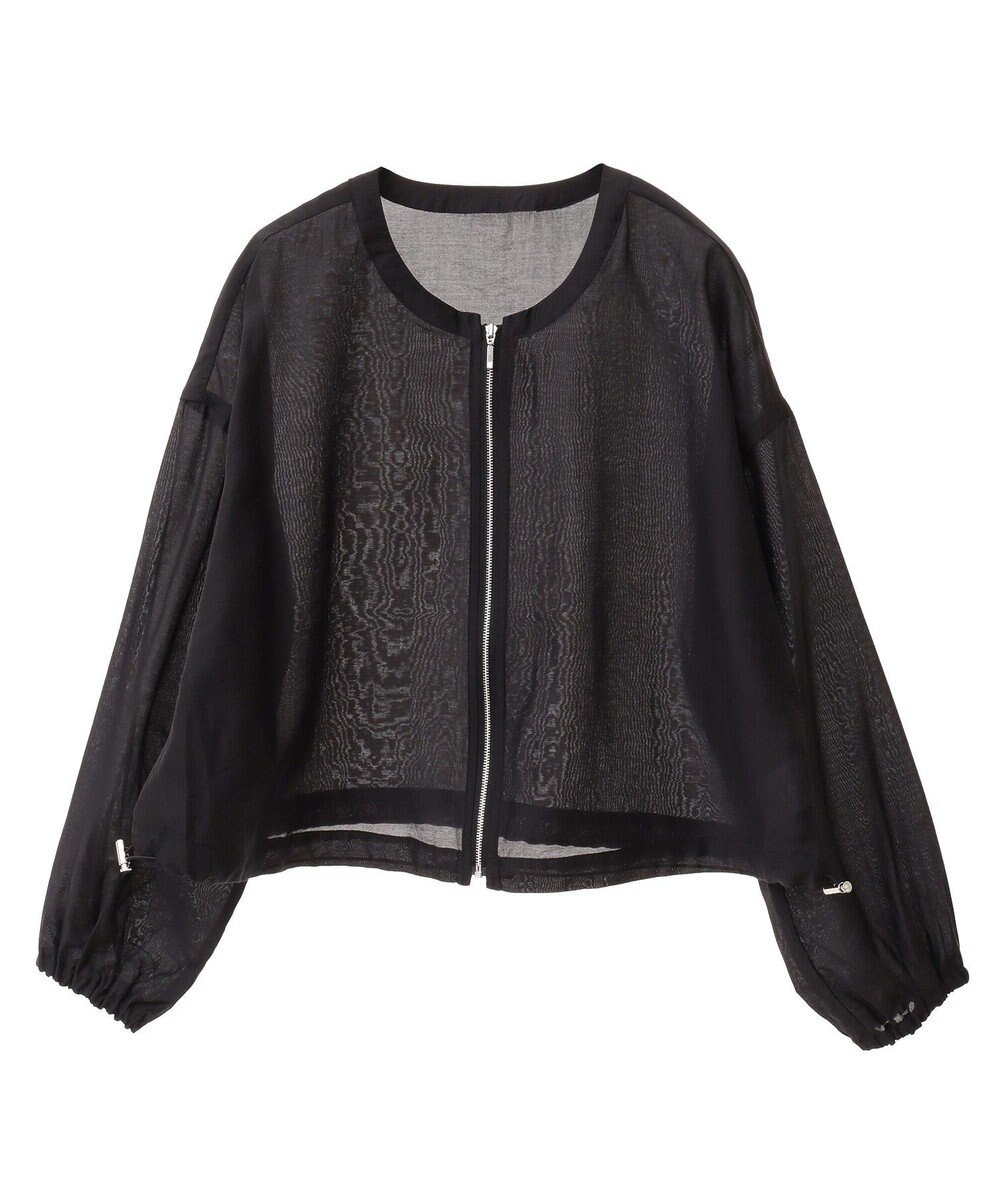 earth music&ecology シアーショートシャツブルゾン 