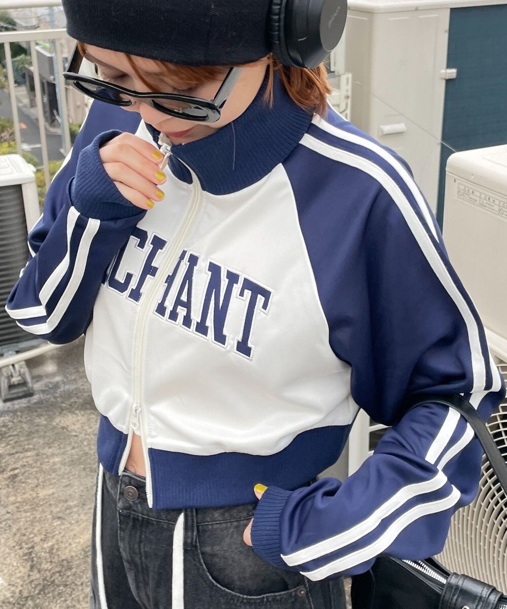 WEGO グラフィックショートトラックジャケット 