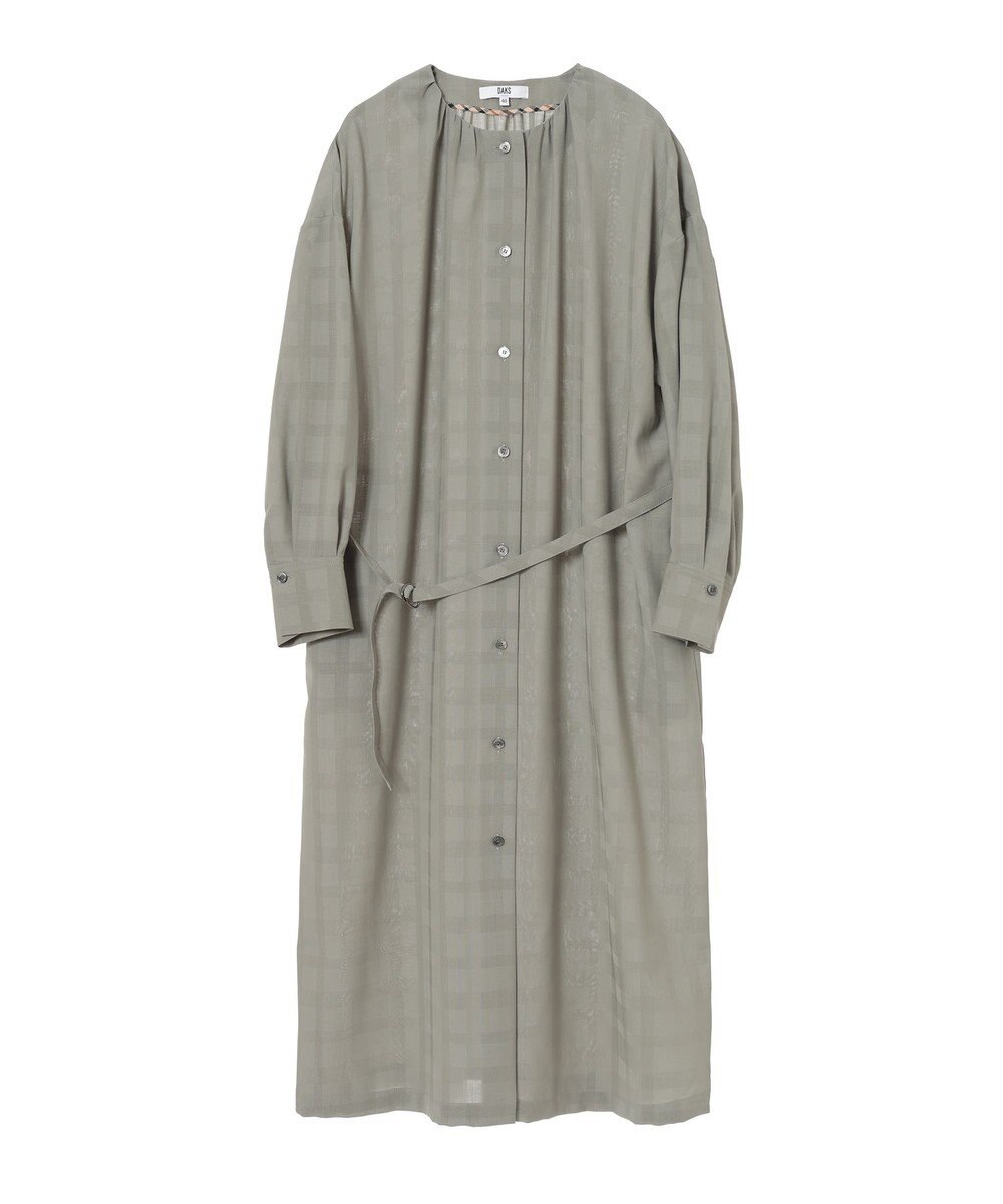 DAKS シャドーチェック 2WAYワンピース 