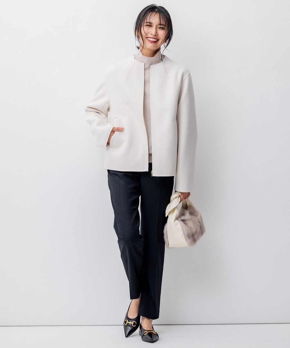 23区 L ウールリバー ショート ブルゾン 