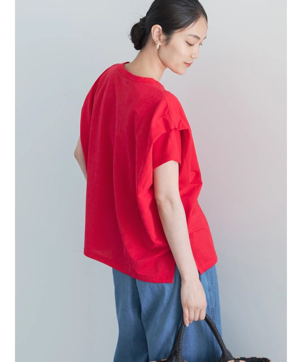 Te chichi 【接触冷感】ショルダータックTシャツ 