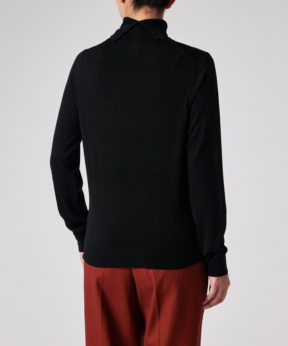 Paul Smith ドレープウール ストライプ タートルネック ニット 