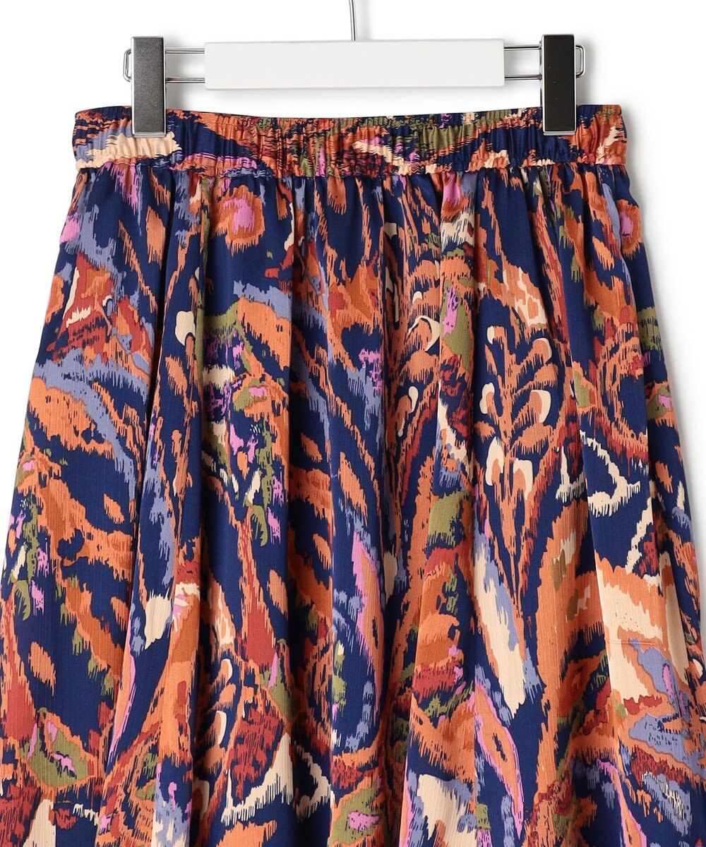 J.PRESS YORK STREET 【WOMEN】プリントフレア スカート 
